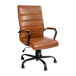 Emma And Oliver High Back Executive Swivel Office Chair With Metal Frame And Arms -Furniture Store GUEST d3d1381c 79f3 457d 86b4 fbb5779fb10e