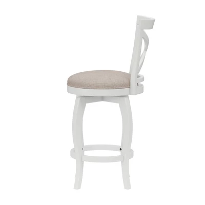 25" Ellendale Wood Counter Height Barstool White - Hillsdale Furniture 12 25" Ellendale Wood Counter Height Barstool White - Hillsdale Furniture - Image 10