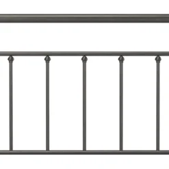 Full/Queen Kirkland Metal Headboard Without Frame Aged Pewter - Hillsdale Furniture -Furniture Store GUEST d543e6c5 faa4 4400 940e a71c70d8fe62