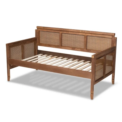 Twin Toveli Wood Daybed Ash Walnut - Baxton Studio 4 Twin Toveli Wood Daybed Ash Walnut - Baxton Studio - Image 2
