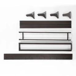 9" Metal Hinged Corner Platform Bed Frame Black - Mellow -Furniture Store GUEST d71a6e5f 61f1 4a4d 9e07 99ca55539b86