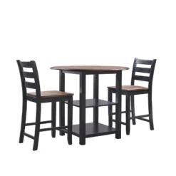 3pc Bonham Counter Extendable Dining Table - Linon -Furniture Store GUEST d7d0267a 5b5b 4e46 b849 69838d1b5e4c