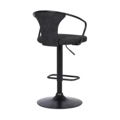 Ian Contemporary Adjustable Barstool Black - Armen Living -Furniture Store GUEST d85e28d9 ced5 43e2 a3bf a933d8f0512c