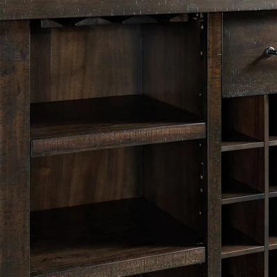 Stanford Storage Bar Smokey Walnut - Picket House Furnishings 10 Stanford Storage Bar Smokey Walnut - Picket House Furnishings - Image 8