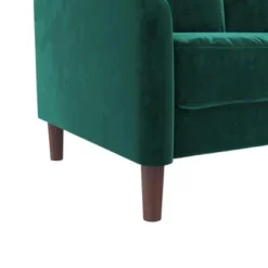 Penny 2 Seater Loveseat Sofa Green Velvet - Room & Joy -Furniture Store GUEST d9ad2001 12e6 4ac2 8ca4 70b941d69ee4