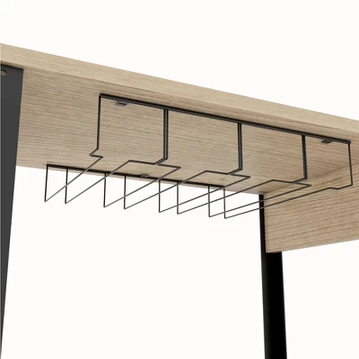 Emery High Bar Cabinet Light Wood - RST Brands 5 Emery High Bar Cabinet Light Wood - RST Brands - Image 3