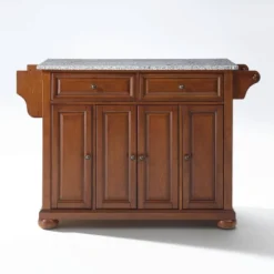 Alexandria Granite Top Full Size Kitchen Island/Cart - Crosley -Furniture Store GUEST da3d86ee 93de 494d ae50 54b5a5182af1