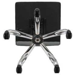 Emma And Oliver Low Back Designer Armless Ribbed Swivel Task Office Chair -Furniture Store GUEST da5625f1 85d6 460b b3de 25004d23fbd9