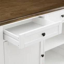 Mona Kitchen Island With 2 Stools White - Dorel Living -Furniture Store GUEST da68b351 2347 45c8 b6ec 59b591e6a7ac