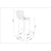 41.73" Madeline Barstool - Manhattan Comfort