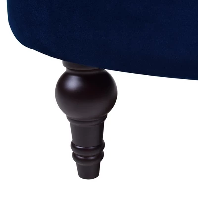 Jennifer Taylor Home Dawn Tufted Round Ottoman Nailhead Accents 5 Jennifer Taylor Home Dawn Tufted Round Ottoman Nailhead Accents - Image 3