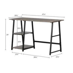 Evane Industrial Desk With Storage - South Shore -Furniture Store GUEST dc71de05 4827 430e 9f02 bcc5318a2c4c