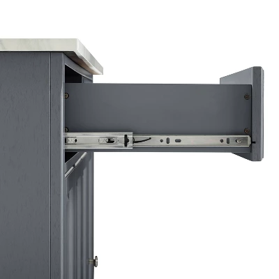 Avery Kitchen Cart Gray - Crosley 13 Avery Kitchen Cart Gray - Crosley - Image 11