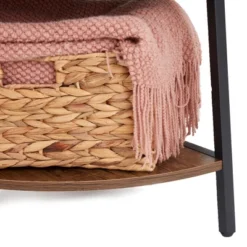 JOMEED 5 Shelf Industrial Corner Etagere Ladder Bookcase For Corner Spaces In Apartments, Studios, Offices, And Living Rooms, Black And Brown Wood -Furniture Store GUEST dcc61409 e214 4e06 b5a3 b4ab1a6a1faf