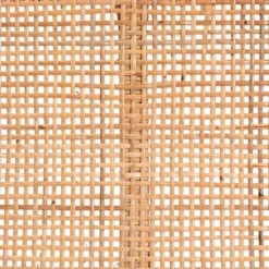 Abelia Natural Rattan And Mahogany Wood Short Accent Bench Natural Brown - Baxton Studio -Furniture Store GUEST dea20284 5a56 4035 a2f3 c959b77b5d9f