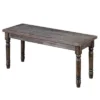 Burntwood Dining Bench Gray - Buylateral -Furniture Store GUEST decab846 9a81 43ce a153 f95139b4c11d