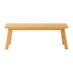 73" Shelburne Dining Table With Bench Warm Natural - Alaterre Furniture 22 73" Shelburne Dining Table With Bench Warm Natural - Alaterre Furniture -Furniture Store GUEST df557dd1 2135 45b4 aa89 cc1640367b0a