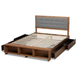 4 Drawer Cosma Transitional Wood Platform Storage Bed - Baxton Studio -Furniture Store GUEST dfd761f6 7590 4146 832e cd37ceb03ac0