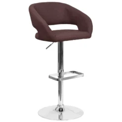 Flash Furniture Contemporary Vinyl Adjustable Height Barstool With Rounded Mid-Back -Furniture Store GUEST e0029fc3 67de 487d a274 4c289ef277e4