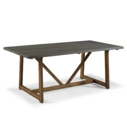 72" Solid Wood Trestle Dining Table - Saracina Home -Furniture Store GUEST e009fb80 74dc 4989 8541 d1747c2fd4f2