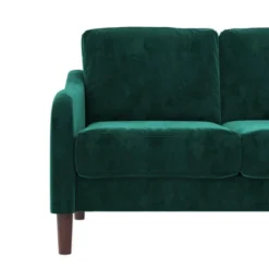 Penny 2 Seater Loveseat Sofa Green Velvet - Room & Joy -Furniture Store GUEST e0ac8293 f685 4db0 862d 1d740013de1d