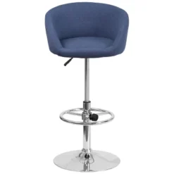 Flash Furniture Contemporary Adjustable Height Barstool With Barrel Back And Chrome Base -Furniture Store GUEST e216193e c206 45ab 8733 754da2e00b82