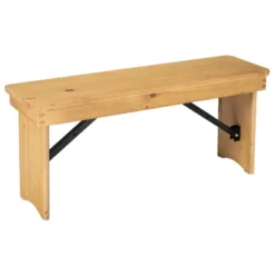 Merrick Lane Antique Solid Pine Folding Farmhouse Style Bench 31 Merrick Lane Antique Solid Pine Folding Farmhouse Style Bench -Furniture Store GUEST e7056c52 9803 45da af39 19b858545cf9