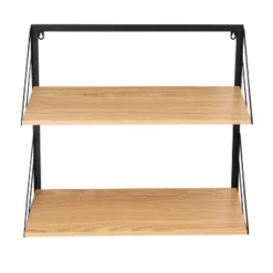Honey-Can-Do 2 Tier Laundry Shelf With Wood Light Oak 11 Honey-Can-Do 2 Tier Laundry Shelf With Wood Light Oak -Furniture Store GUEST e756969b 814a 4383 ba11 2b7c3663e3d7