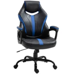 Vinsetto Racing Style Gaming Chair Ergonomic High Back Computer Office Chair PU Leather With 360° Swivel Rocking Adjustable Height Padded Armrest -Furniture Store GUEST e811c99f 1e4f 4214 be80 0b143bfb6f5c