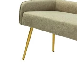 Emilio Modern 55.25" Wide Upholstered Low Back Bench With Sturdy Golden Metal Tapered Leg| ARTFUL LIVING DESIGN 23 Emilio Modern 55.25" Wide Upholstered Low Back Bench With Sturdy Golden Metal Tapered Leg| ARTFUL LIVING DESIGN -Furniture Store GUEST e9f5884e b3b3 4518 a1d0 4ec463aa1bcb