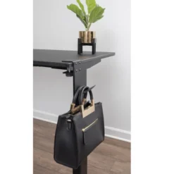 Stand Up Desk Store Clamp-On Under Desk Headphone Hanger, Backpack Hook, And Purse Holder - Black -Furniture Store GUEST eb89e42b 5ce1 4819 8665 ef133b5ce007