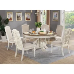 Frainio Round Dining Table White - HOMES: Inside + Out 9 Frainio Round Dining Table White - HOMES: Inside + Out -Furniture Store GUEST ebcb2242 3595 43b3 a33a 35e03c337bb9