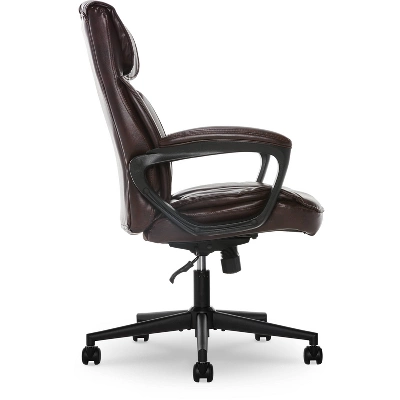 Style Hannah Office Chair Bonded Leather Comfort - Serta 6 Style Hannah Office Chair Bonded Leather Comfort - Serta - Image 4