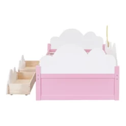Twin Size Platform Bed With Clouds And 2 Drawers - ModernLuxe -Furniture Store GUEST ebffa81c b6f2 451f 9350 9121b3404662
