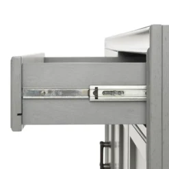 3pc Tara Sideboard And Bookcase Set Distressed Gray - Crosley -Furniture Store GUEST ee20ac3d b119 48b7 bf9b 5b5be3baca7c