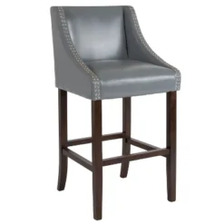 Merrick Lane Taylorsville 30 Inch Bar Height Stool With Nailhead Trim 37 Merrick Lane Taylorsville 30 Inch Bar Height Stool With Nailhead Trim -Furniture Store GUEST ee6b649d 831f 4b86 ab62 b9e89bbcd209