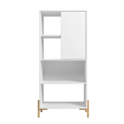 60.43" Bowery 5 Shelf Bookshelf - Manhattan Comfort 11 60.43" Bowery 5 Shelf Bookshelf - Manhattan Comfort - Image 9