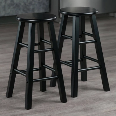 2pc 24" Element Counter Height Barstools - Winsome 7 2pc 24" Element Counter Height Barstools - Winsome - Image 5