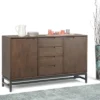 60" Devlin Mid-Century Sideboard With Centre Drawers Walnut Brown - WyndenHall 1 60" Devlin Mid-Century Sideboard With Centre Drawers Walnut Brown - WyndenHall -Furniture Store GUEST f1b1f9fd d1b1 4ab7 bbd3 71c73e2af626
