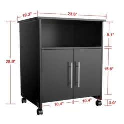 Yaheetech Mobile Office Desk Cabinet Home Rolling Shelf Cart Storage Cupboard -Furniture Store GUEST f1f6d022 1e75 478d 99a4 310b4c34b4d3