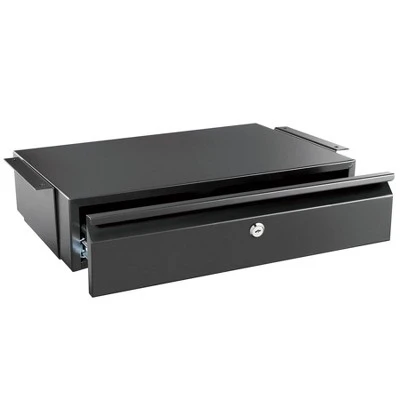 Mount-It! Under Desk Pull-Out Drawer With Lock And 2 Keys Included | Mounts To Desktops Tables And Workbenches Over 0.71 Inches Thick | Matte Black 4 Mount-It! Under Desk Pull-Out Drawer With Lock And 2 Keys Included | Mounts To Desktops Tables And Workbenches Over 0.71 Inches Thick | Matte Black - Image 2