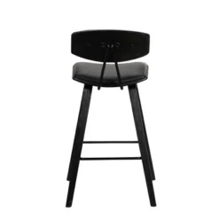 25.5" Fox Faux Leather Wood Counter Height Barstool - Armen Living -Furniture Store GUEST f2f32426 87a6 44ad 9c54 4a403976ca70