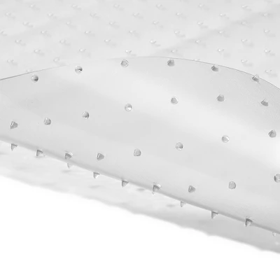 WorkOnIt Office Desk Chair Floor Mat, Clear 4 WorkOnIt Office Desk Chair Floor Mat, Clear - Image 2