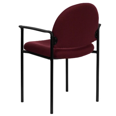 Flash Furniture Comfort Stackable Steel Side Reception Chair With Arms 8 Flash Furniture Comfort Stackable Steel Side Reception Chair With Arms - Image 6