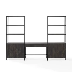 3pc Jacobsen Desk And Large Etagere Set Brown Ash - Crosley 24 3pc Jacobsen Desk And Large Etagere Set Brown Ash - Crosley -Furniture Store GUEST f4161b38 f495 4b96 aaf4 611866ed1c84