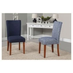 Set Of 2 Parsons Pattern Dining Chair Wood - HomePop 19 Set Of 2 Parsons Pattern Dining Chair Wood - HomePop -Furniture Store GUEST f449df06 534e 4608 95c0 03a6168cbb03