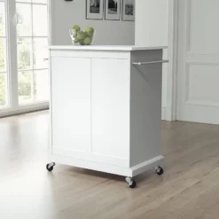 Compact Stone Top Kitchen Cart White - Crosley -Furniture Store GUEST f4d57c06 4b81 4ea1 a176 969111f82fa0