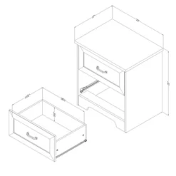 Prairie 2 Drawer Nightstand - South Shore 18 Prairie 2 Drawer Nightstand - South Shore -Furniture Store GUEST f54b5905 2b28 4549 a05c e5fd1ac4d666