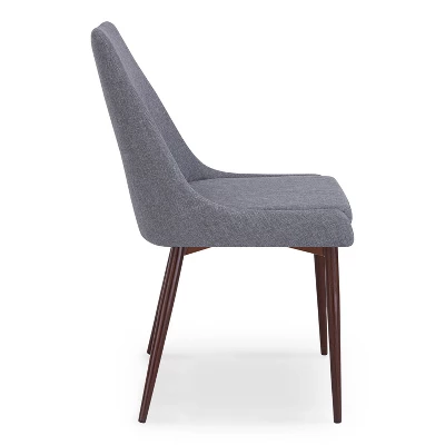 Set Of 2 Roman Mid Century Dining Chair - Poly & Bark 5 Set Of 2 Roman Mid Century Dining Chair - Poly & Bark - Image 3