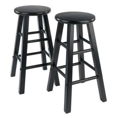 2pc 24" Element Counter Height Barstools - Winsome 8 2pc 24" Element Counter Height Barstools - Winsome - Image 6